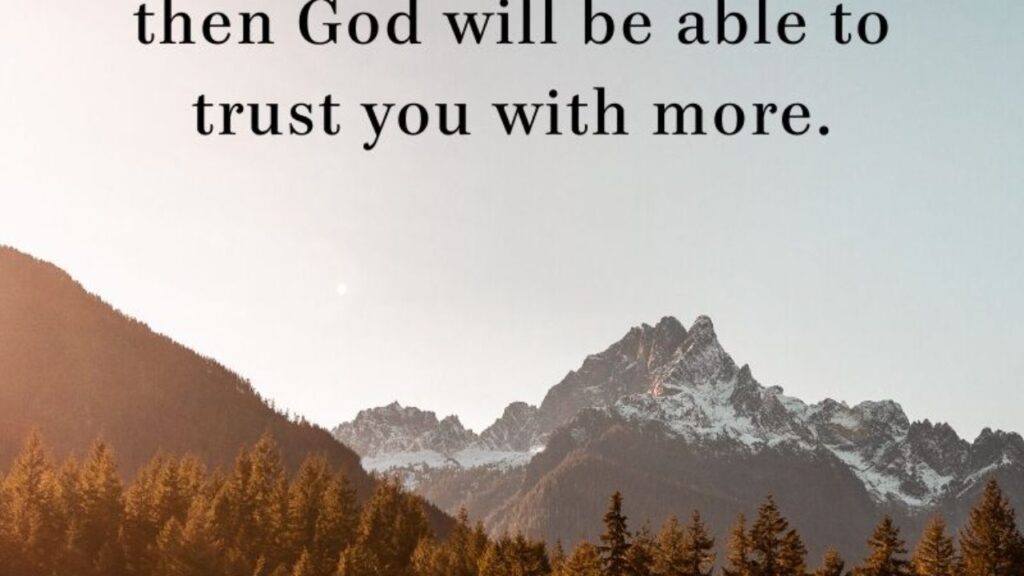 Can God Trust You Bible Verse - Eternal Bible