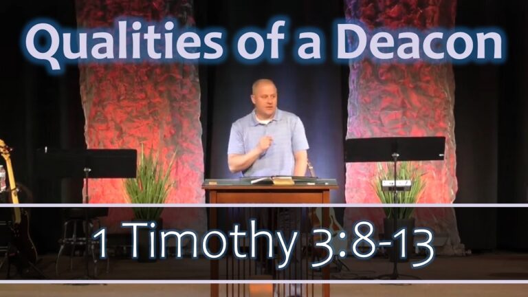 Deacon Scriptures Qualities Of A Deacon In The Bible - Eternal Bible