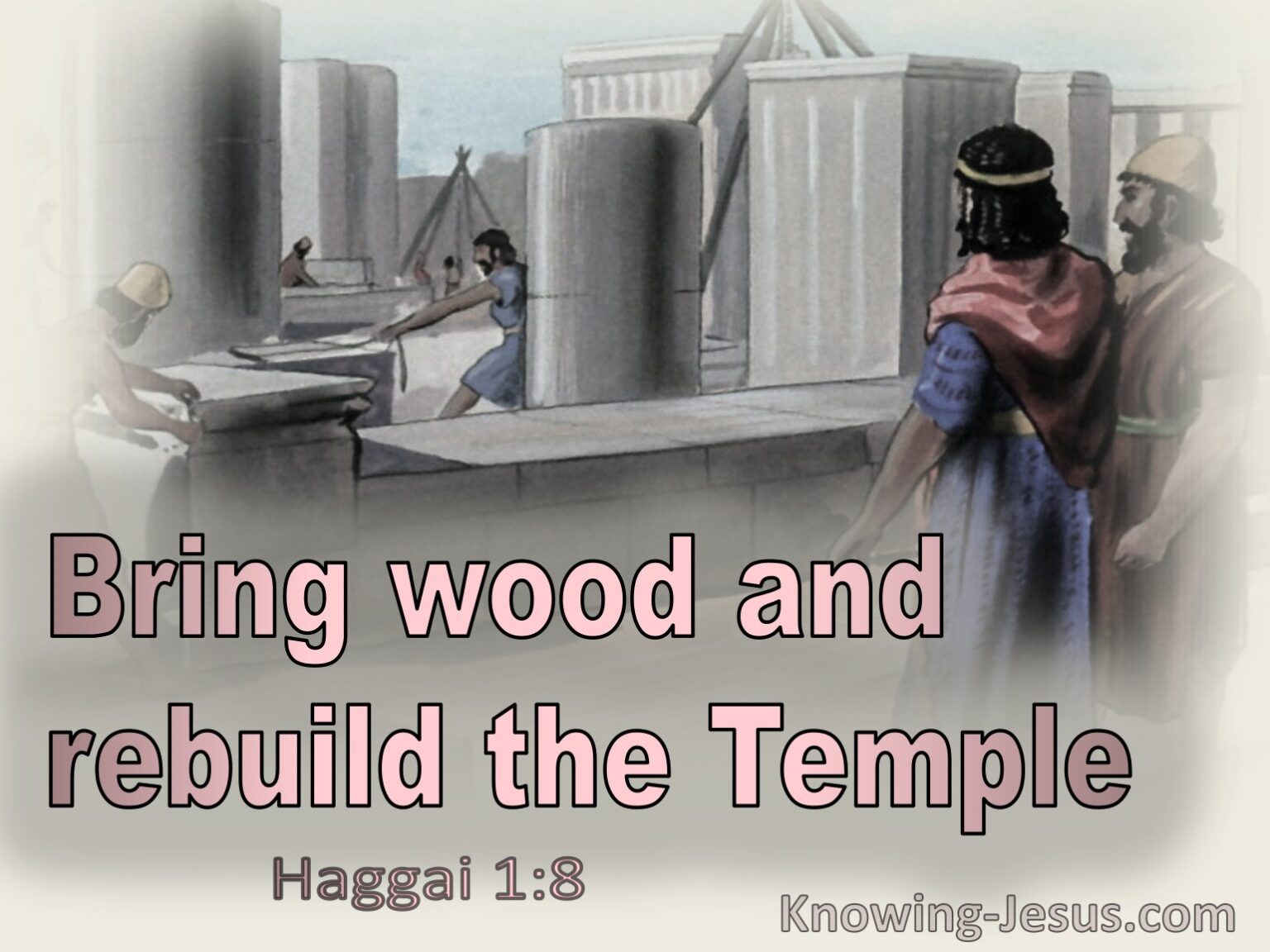 Rebuilding Of The Temple Bible Verse - Eternal Bible
